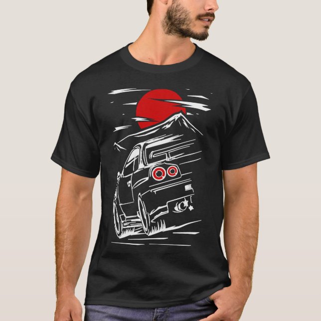 T-Shirt Essential de Nissan Skyline GTR 34 Haruna (Devant)