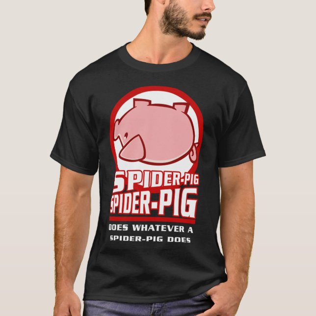 T-shirt Essential Spider-Pig (Devant)