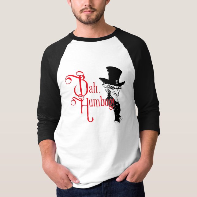 T-shirt essentiel Bah Humbug Scrooge (Devant)