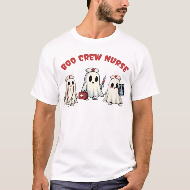 T-shirt essentiel BOO CREW NURSE (Devant)
