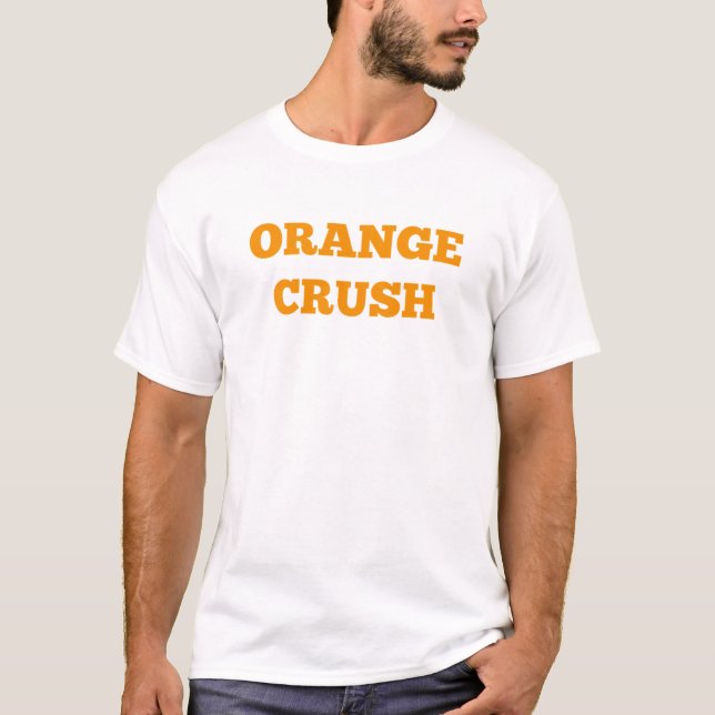 T-Shirt Essentiel De Brosse Orange (Devant)