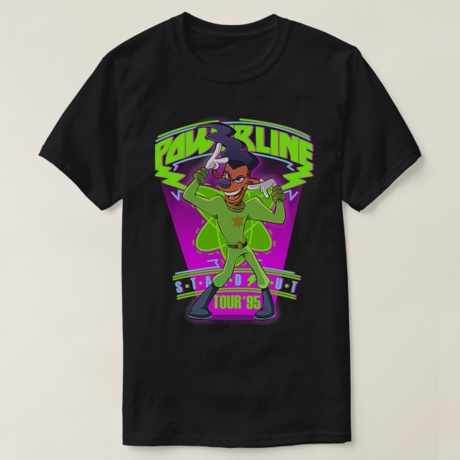 T-Shirt Essentiel de la ligne PowerLine Neon (Design devant)