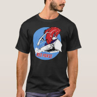 T-shirt essentiel du groupe de Cheval Rouge expédi