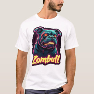 T-Shirt essentiel pour chien zombie bouledogue ang