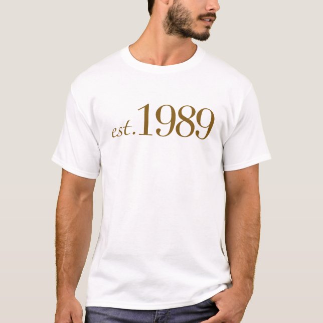 T-shirt Est 1989 (Devant)