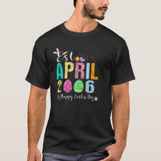 T-shirt Est. Avril 2006 16 Anniversaire Funny Happy E