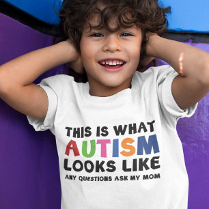 T-shirt Est c'à ce que l'autisme ressemble