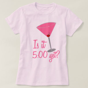 T-shirt Est-ce 5h00 encore ? Humour de cocktail