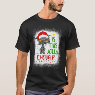 T-shirt Est-ce assez joyeux Noël Chat Joyeux Noël Vacance