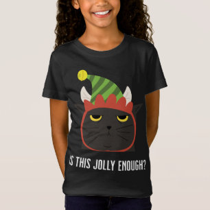 T-Shirt Est-ce assez joyeux noel xmas amoureux des chats