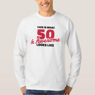 T-shirt Est ce ce que 50 ans et regards impressionnants