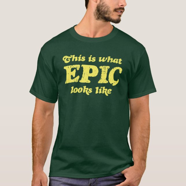T-shirt Est ce ce que les regards épiques aiment (Devant)