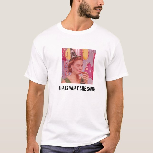 T-SHIRT EST CE CE QU'ELLE A DIT (Devant)