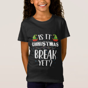 T-Shirt Est-ce déjà les vacances de Noël Drôle de professe