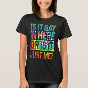 T-shirt Est-ce gay ici je gay gay lesbienne gay tolérance