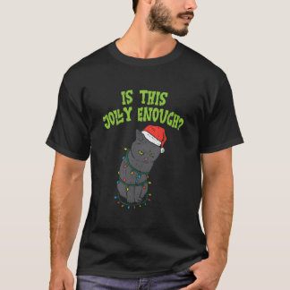 T-shirt Est-ce que ce chat noir lumineux est assez joyeux
