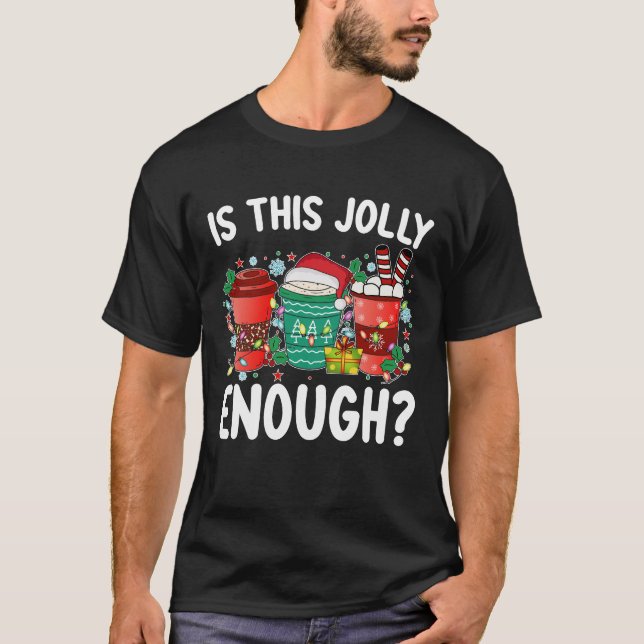 T-shirt Est-Ce Que Ce Jolly Assez Drôle Noël Père Noël (Devant)