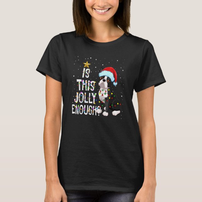 T-shirt Est-Ce Que Ce Terrier De Boston Suffit ? (Devant)