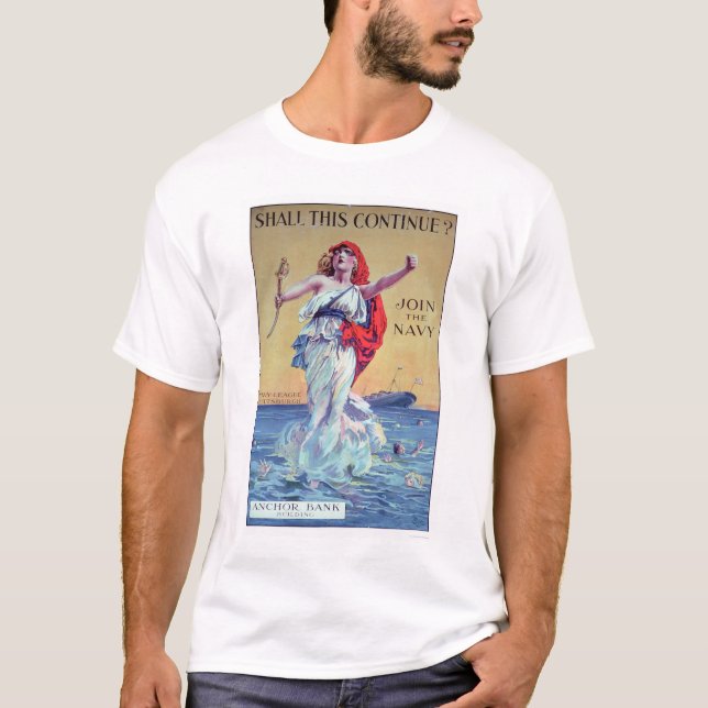 T-shirt Est-ce que ceci doit continuer ?  Joignez la (Devant)
