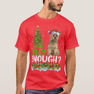 T-shirt Est-Ce Que C'Est Assez Jolly Père Noël Cairn Terri