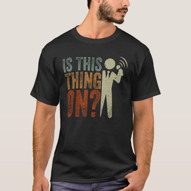 T-shirt Est-Ce Que C'Est Sur Stand-Up Comedy Comedian Mic  (Devant)