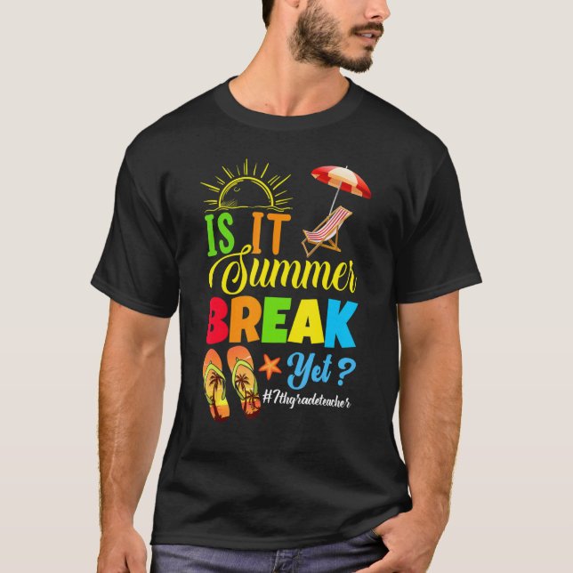 T-shirt Est-ce que c'est un congé d'été, mais enseignant 7 (Devant)