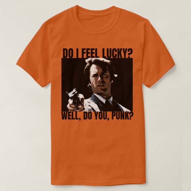 T-shirt Est-ce que je me sens chanceux (Design devant)