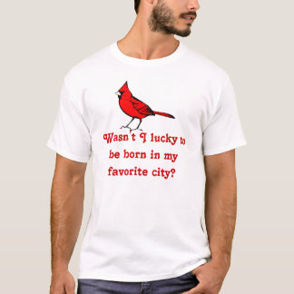 T-shirt Est-ce que je n'étais pas chanceux à soutenir dans