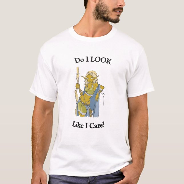 T-shirt Est-ce que je regarde comme je m'inquiète ? (Devant)