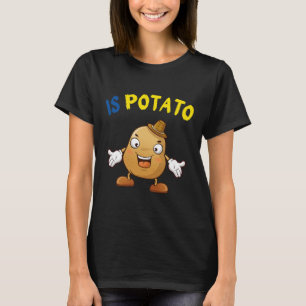 T-shirt Est-ce que la pomme de terre est drôle Blague Ukra