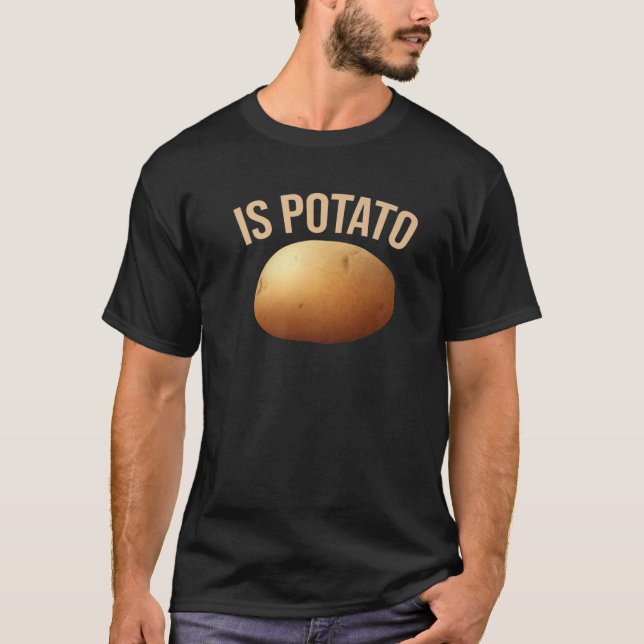 T-shirt Est-ce que la pomme de terre est drôle Ukraine pla (Devant)