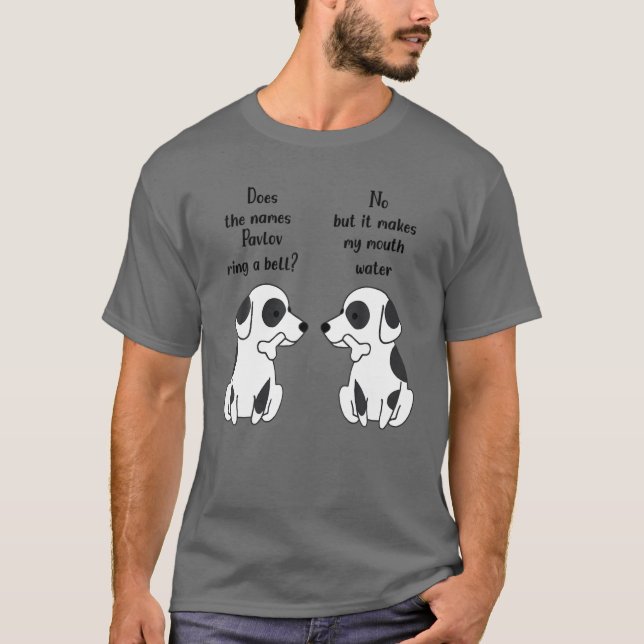T-shirt Est-Ce Que Le Nom Pavlov Bague Une Bell Drôle Ivan (Devant)