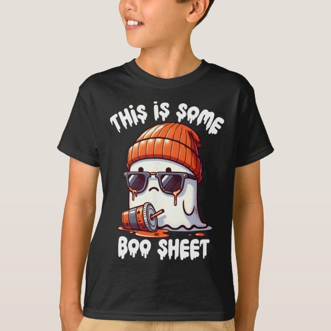 T-shirt Est-ce que Some Boo Sheet Funny Ghost Spooky Seaso (Devant)