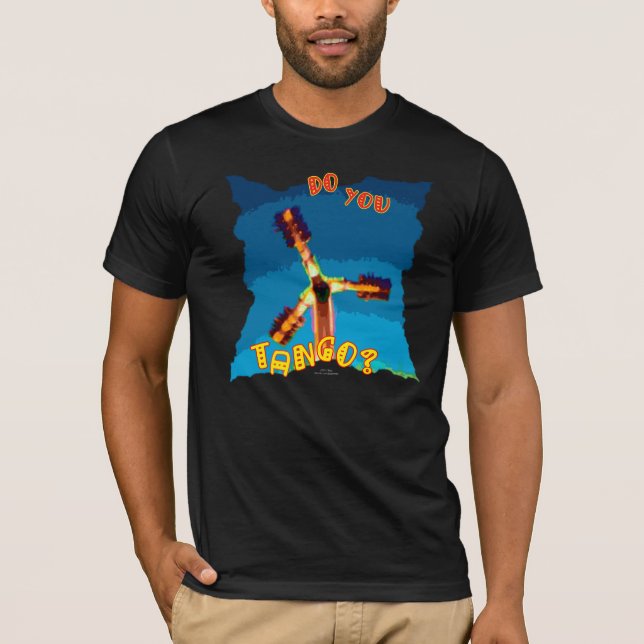 T-shirt Est-Ce Que Tu Tango ? Bella Canvas noir (Devant)