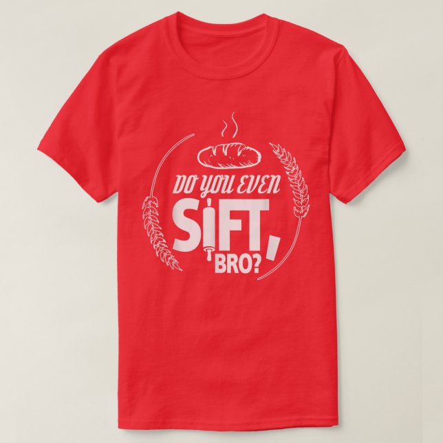 T-shirt Est-Ce Que Vous Avez Même Sift Brun (Design devant)
