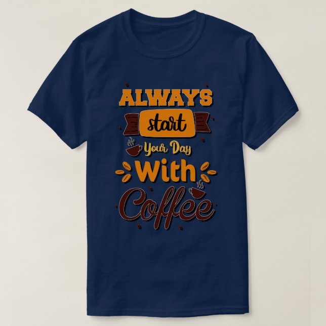 T-shirt Est-Ce Que Vous Brûlez Du Café Pour Moi Commence T (Design devant)