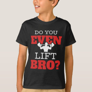 T-shirt Est-Ce Que Vous Soulevez Même Brun