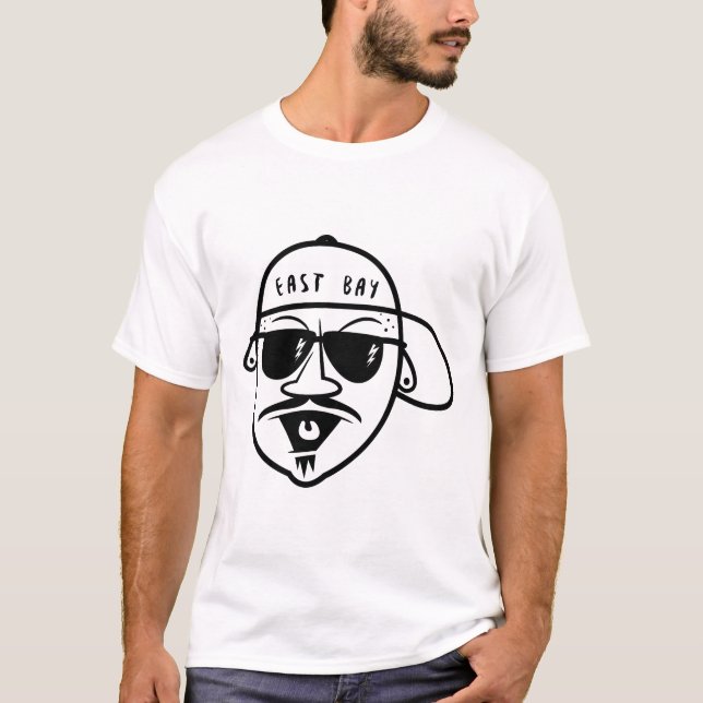 T-shirt est de bandit de baie (Devant)