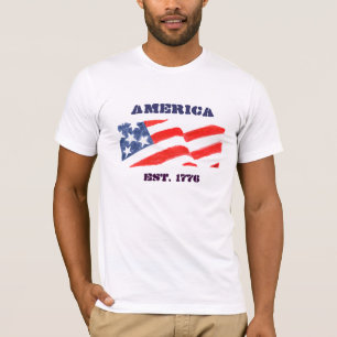 T-shirt Est de l'Amérique. 1776
