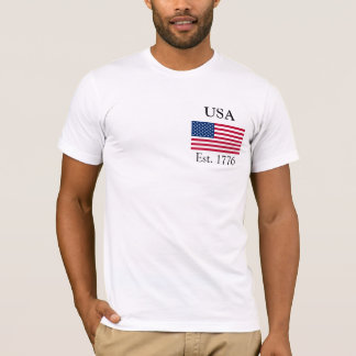 T-shirt Est des Etats-Unis. 1776