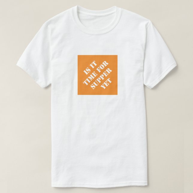 T-shirt Est-Il Temps De Dîner Et Pourtant Drôle Père Humor (Design devant)