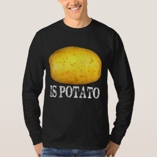 T-shirt Est La Pomme De Terre À La Télévision Comme On Le