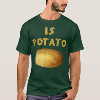 T-shirt Est La Pomme De Terre À La Télévision Comme On Le 