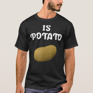 T-shirt Est La Pomme De Terre À La Télévision Comme On Le