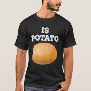 T-shirt Est La Pomme De Terre Comme On Le Voit À La Télévi