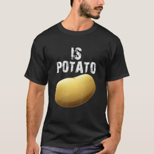 T-shirt Est La Pomme De Terre Comme On Le Voit À La Télévi