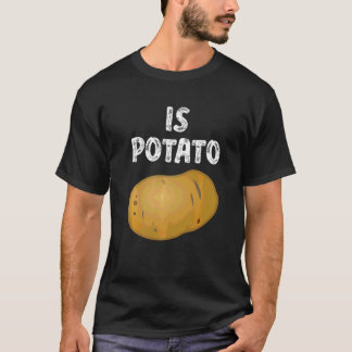T-shirt Est La Pomme De Terre Comme On Le Voit À La Télévi