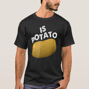 T-shirt Est La Pomme De Terre Comme On Le Voit À La Télévi