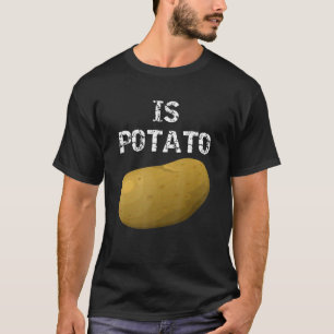 T-shirt Est La Pomme De Terre Comme On Le Voit À La Télévi