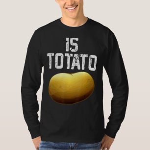 T-shirt Est La Pomme De Terre Comme On Le Voit Sur La Télé